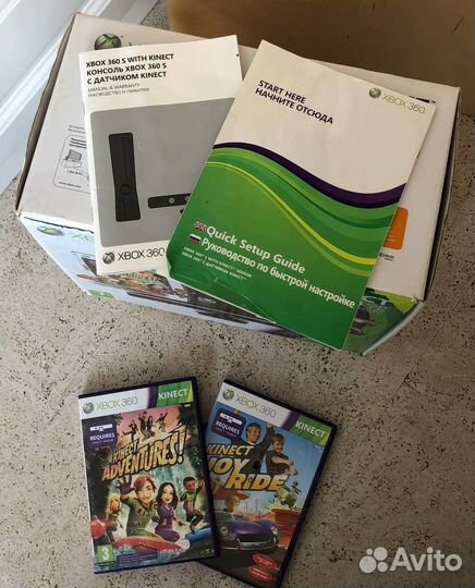 Игровая приставка Microsoft Xbox 360 kinect