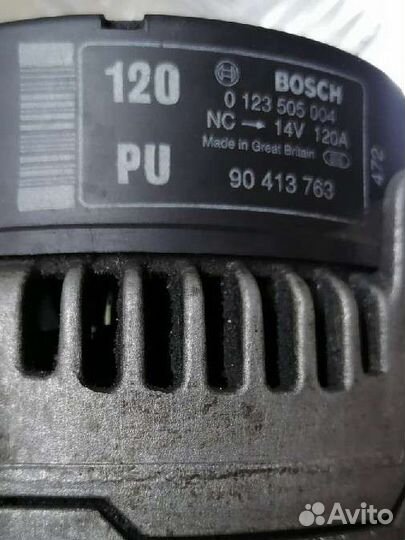 Генератор 0123505004 Opel Omega B 2.5-3.0