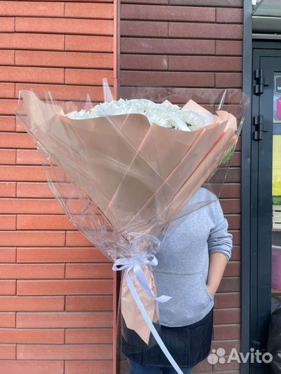 Букет гигант из хризантем ромашка