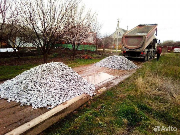 Щебень бетонный 5/20-20/40-40/70 с нашей доставкой