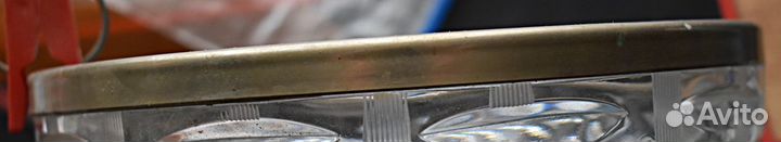 Ваза. конфетница. стекло. мельхиор