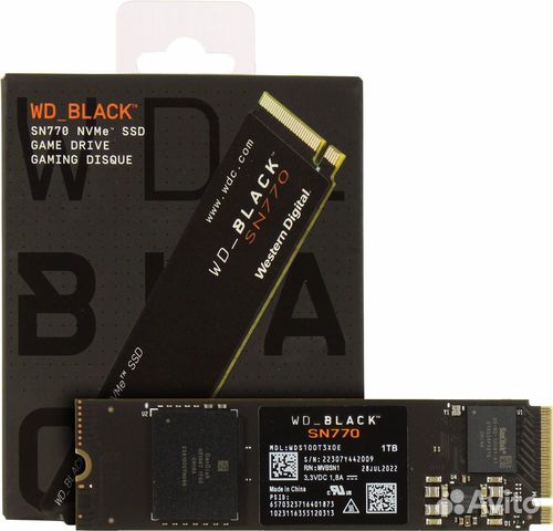 SSD NVMe WD Black SN770 1TB (Новый)