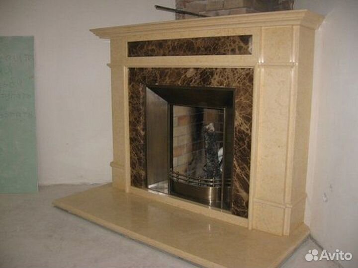 Камины из мрамора