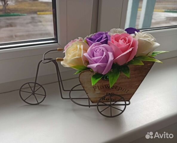 Букет в кашпо 