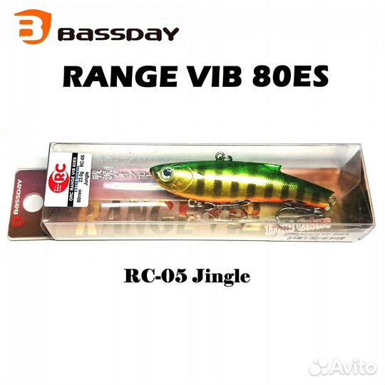 Bassday Range Vib 80ES (ORC) 23g/6 цветов Оригинал