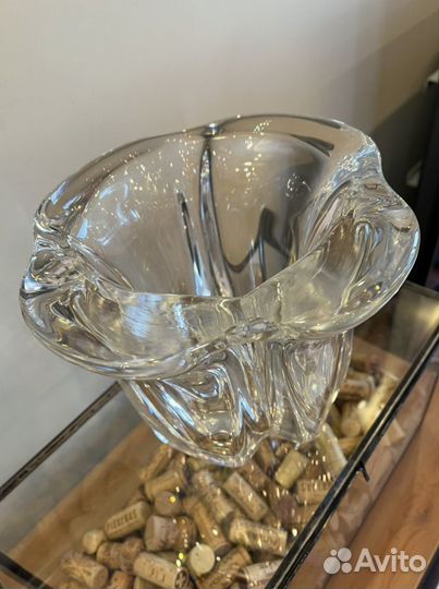 Редкость. Антикварная ваза Сristal de Sevres. Хрус