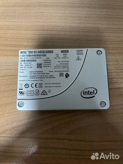 SSD Intel 480gb