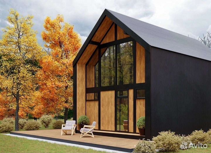 Дом в стиле барнхаус