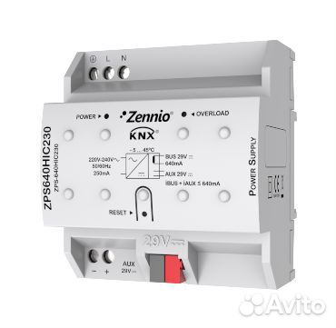 Zennio ZPS-640HIC230 Источник питания шины KNX, AC