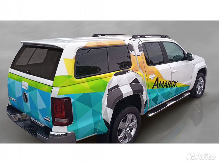 Рейлинги на крышу установка Volkswagen Amarok, 201