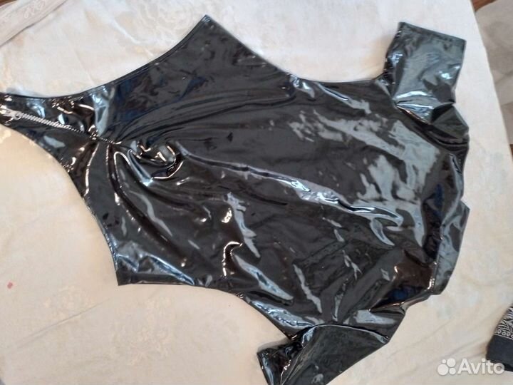 Кожаное боди