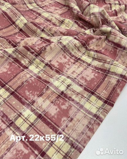 Ткань Хлопок с вареным эффектом