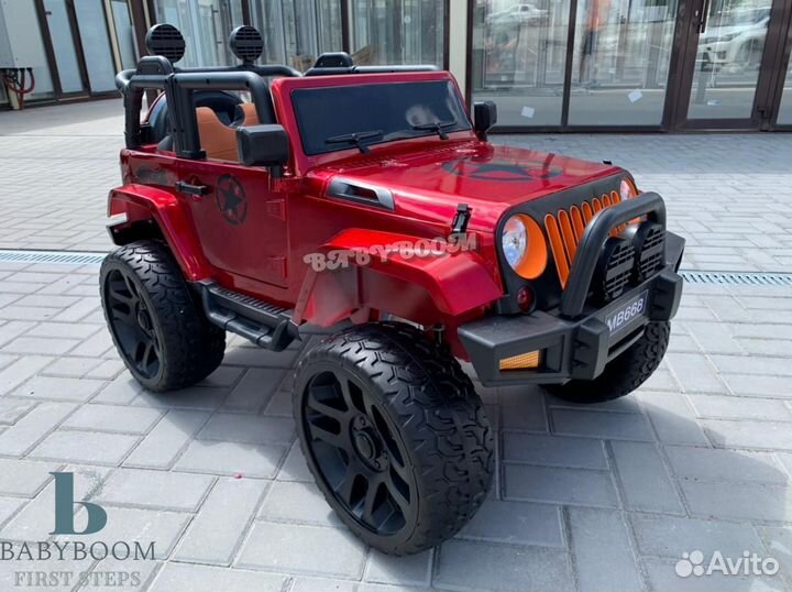 Детский электромобиль wrangler jeep 4x4