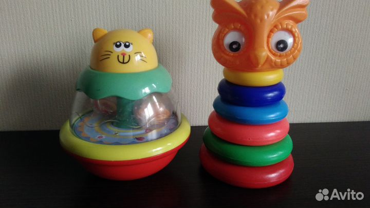 Игрушки пакетом, малышам от года