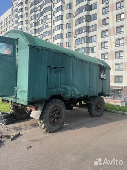 Прицеп двухосный на маз с кунгом