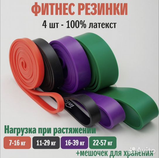 Спортивный инвентарь резинки для фитнеса эспандеры
