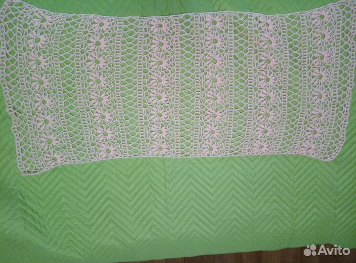 Шарф ажурный/ручная работа