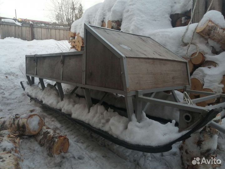 Сани для снегохода бу