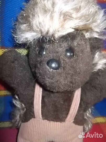 Игрушка СССР ежик плюшевый