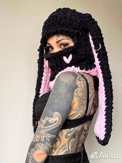 Шапка балаклава женская