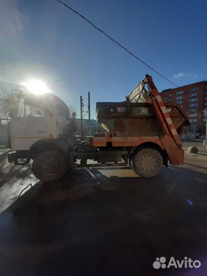 Вывоз мусора контейнером 8 м3