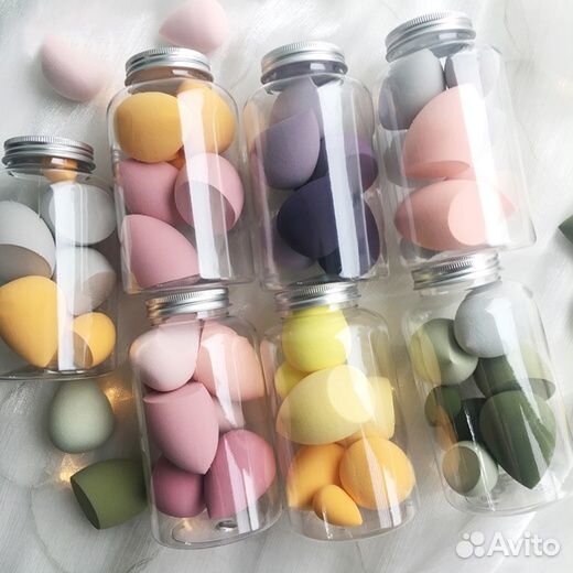 Спонжи для макияжа, профессиональный набор спонжей