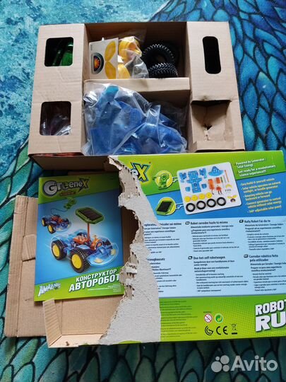 Научный набор машинка на альтернативной энергии