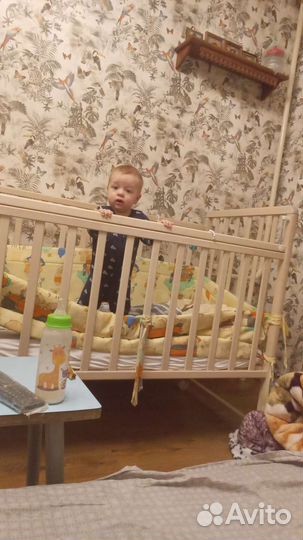 Кроватка с матрасом