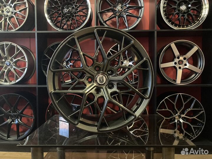 Диски R18 5x114,3 HRE FF10 графит