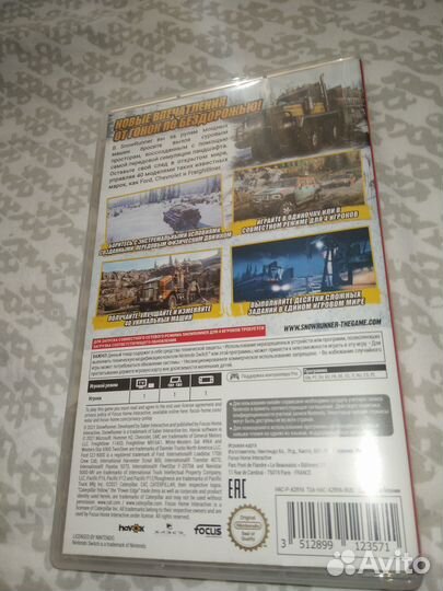 Nintendo Switch Snowrunner игра на русском языке