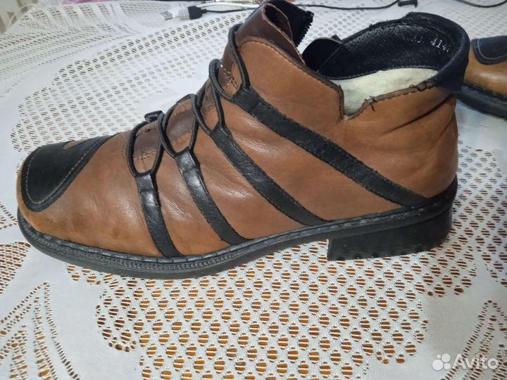 Ботинки женские 41 размер натуральная кожа