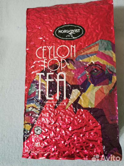 Чёрный цейлонский чай Финляндия Nordqvist 1кг