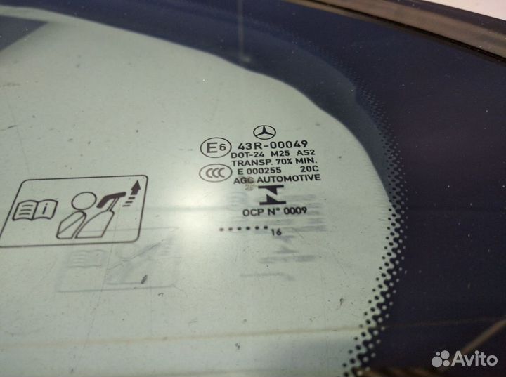 Стекло двери задней левой Mercedes C-klasse W205 2