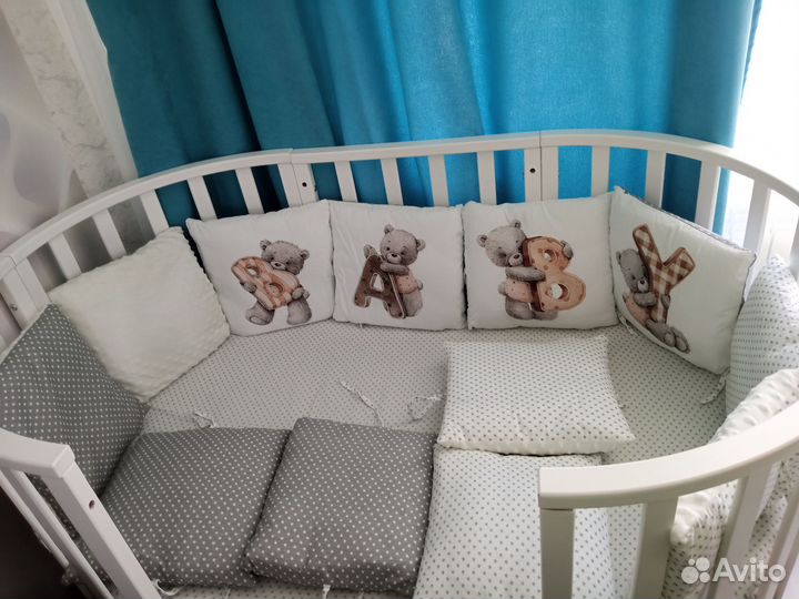 Бортики в детскую кроватку