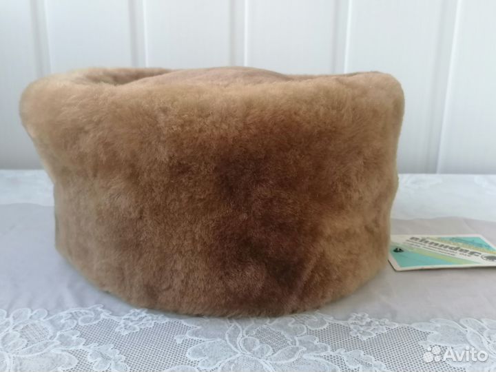 Шапка женская овчина, размер 57, с этикеткой, винт