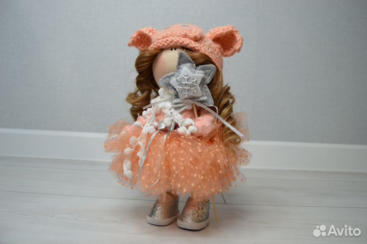 Интерьерная кукла тильда 