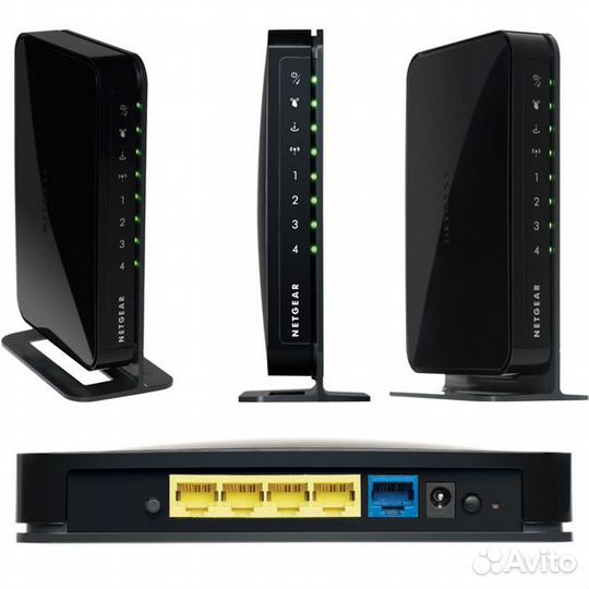 Wifi роутер Netgear N300. Скорость до 300 Мбит/с