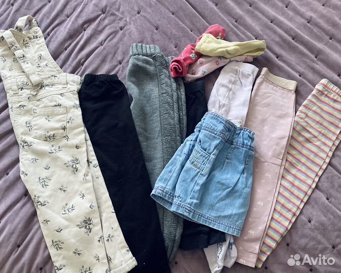 Пакет одежды и обуви для девочки 86-92-98