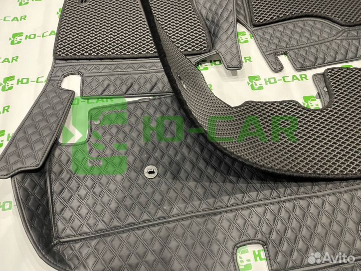 Новые 3d коврики из экокожи для Toyota Wish 2