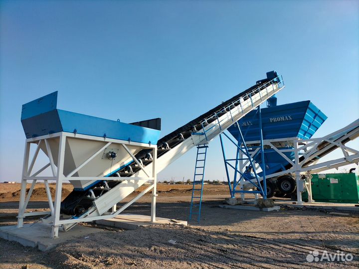 Мобильный бетонный завод Promax M100 TWN