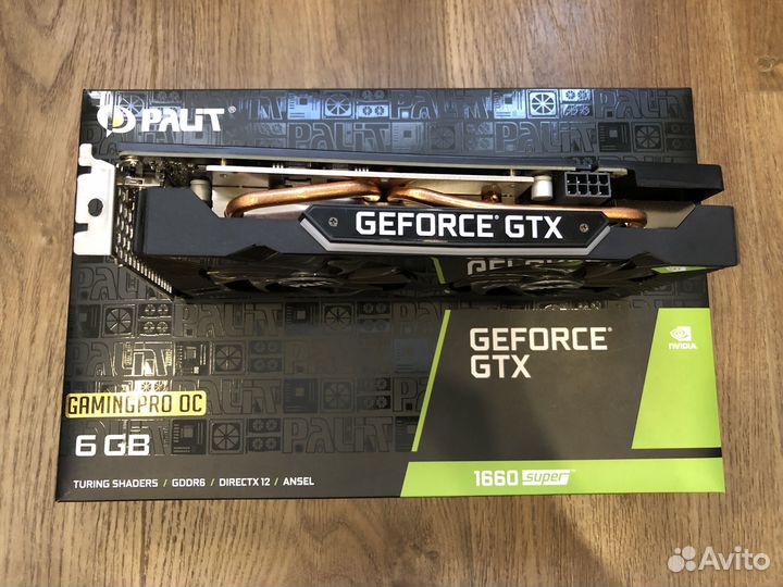 Видеокарта Palit GeForce GTX 1660 super GP OC