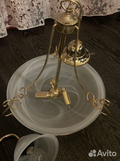 Итальянская люстра и бра La Lampada