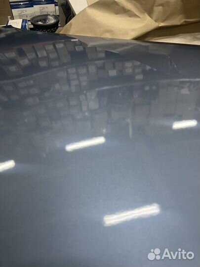 Капот Kia Rio III цвет голубой BR7