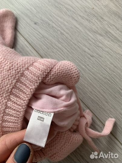 Шапка зимняя для девочки Crockid на 3-10 месяцев