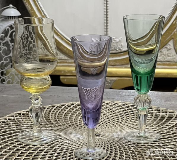 Фужер александритовое неодимовое стекло