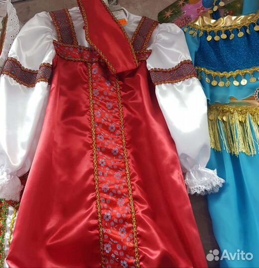 Русский народный костюм для девочки. Магазин