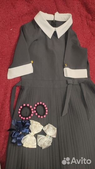 Школьное платье 128-134
