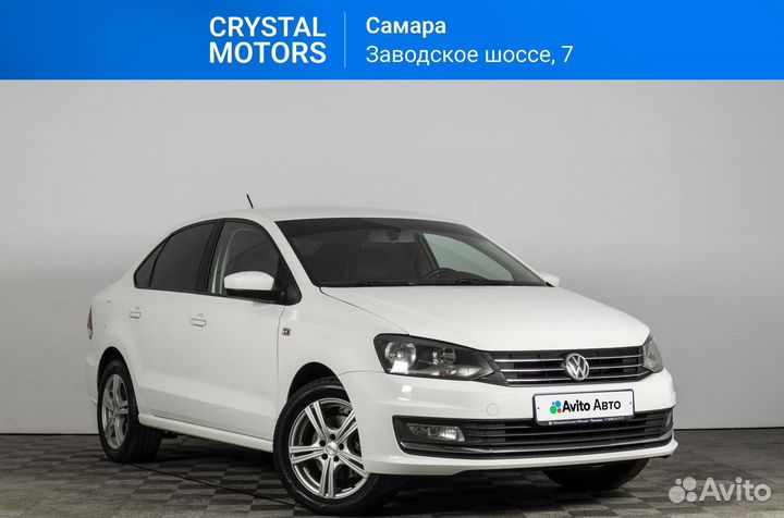 Volkswagen Polo 1.6 AT, 2015, 206 234 км