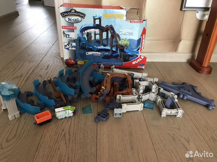 Железная дорога чаггинтон 3 в 1 Ледяная пещера