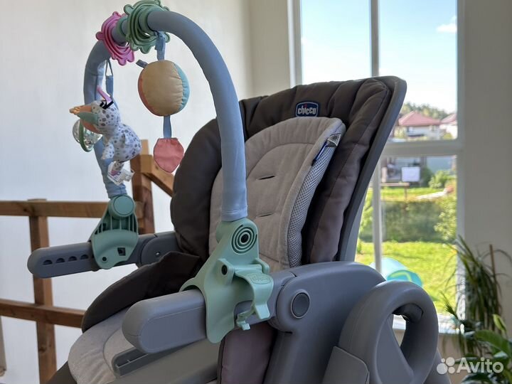 Стульчик для кормления chicco polly magic relax